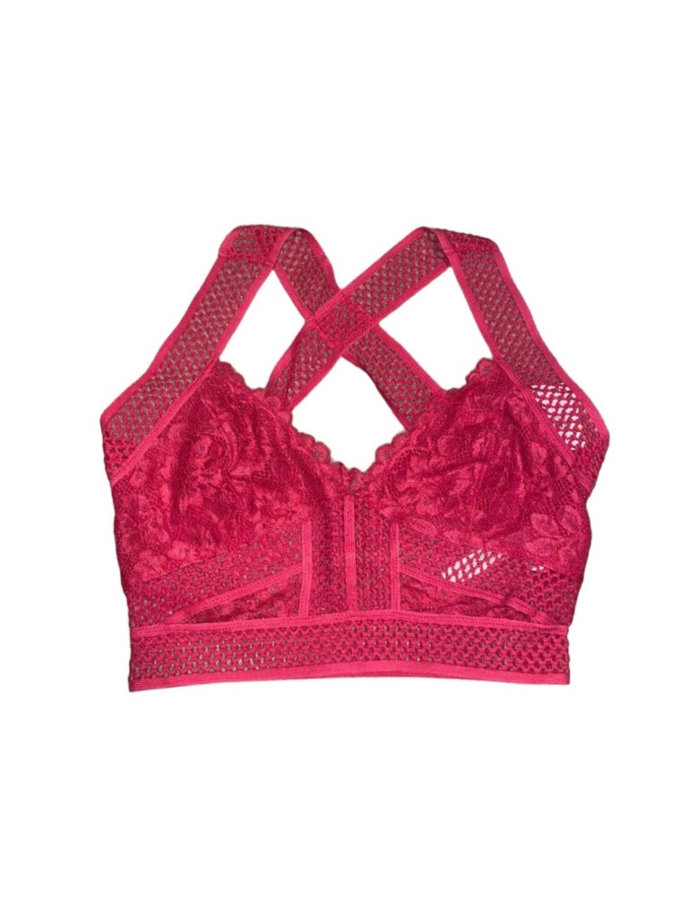 NWT red free people bralette